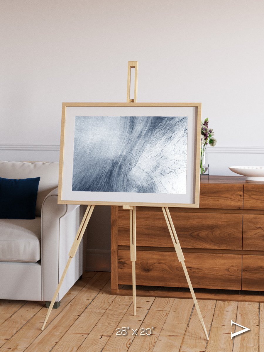 Wind Signatures, Whirlpool Cloud Framed & Mounted Print