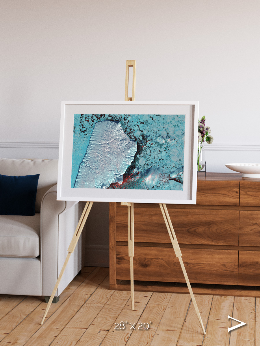 Island Sanctuary, Akpatok Island Framed & Mounted Print