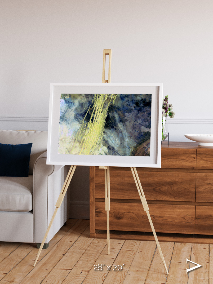 Shifting Sands, Algerian Abstract Framed & Mounted Print