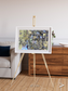 Lava Lines, Chilean Volcanoes Framed & Mounted Print