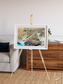 Saline Patterns, Dasht-e Kevir Framed & Mounted Print