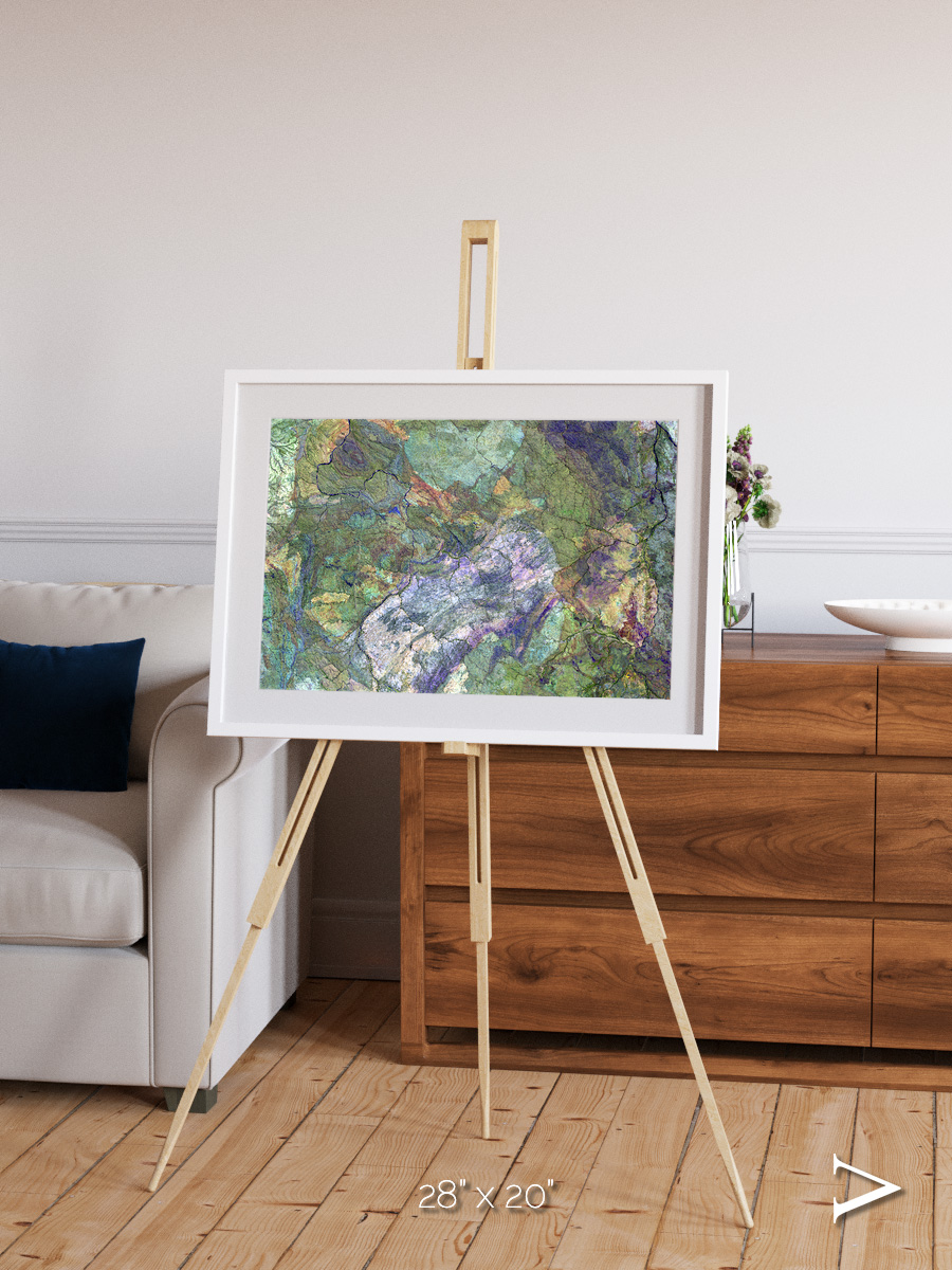 Sands in Motion, Great Sandy Desert Framed & Mounted Print