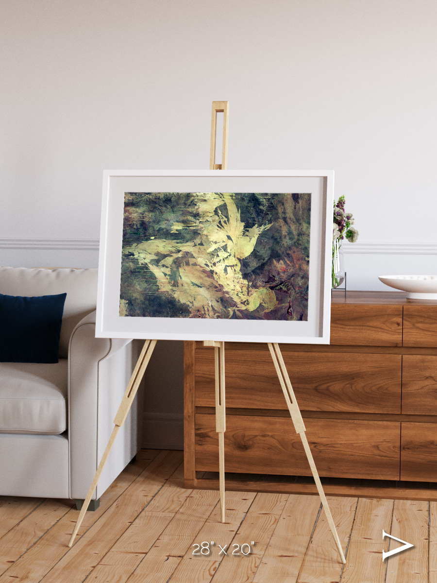 Windwritten Dunes, Great Sandy Scars Framed & Mounted Print