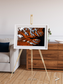 Striped Coast, Eyjafjörður Framed & Mounted Print