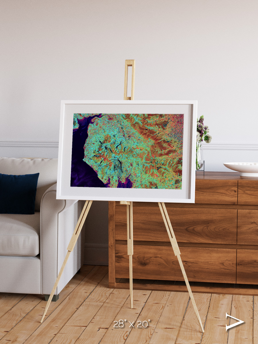 Polar Flow, Lake District Framed & Mounted Print