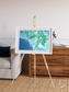 Arid Mosaic, Mississippi River Delta Framed & Mounted Print