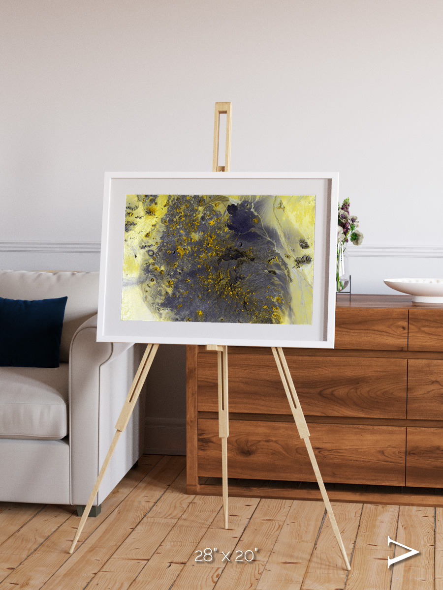 Dormant Giants, Pinacate Volcano Field Framed & Mounted Print