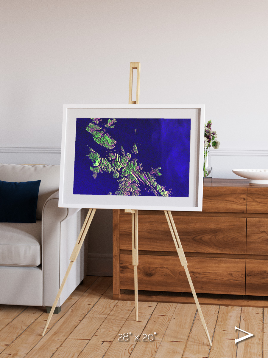 Remote Shores, Shetland Islands Framed & Mounted Print