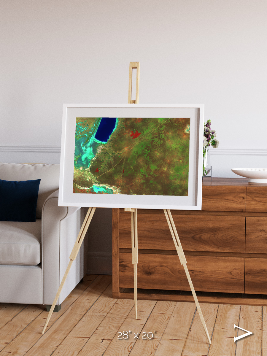 Ghost Waters, Sor Kaydak Framed & Mounted Print
