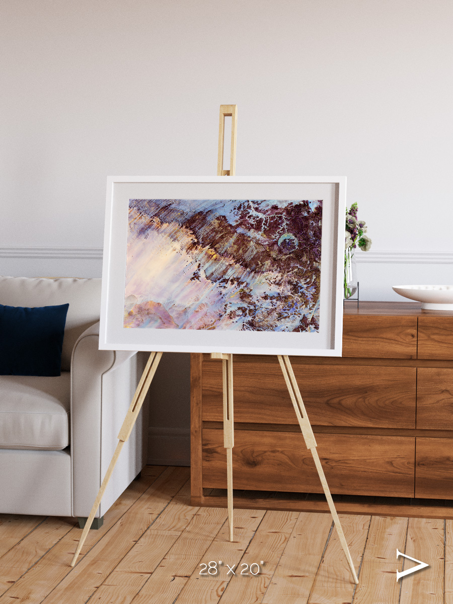 Storm and Stillness, Gweni-Fada Framed & Mounted Print