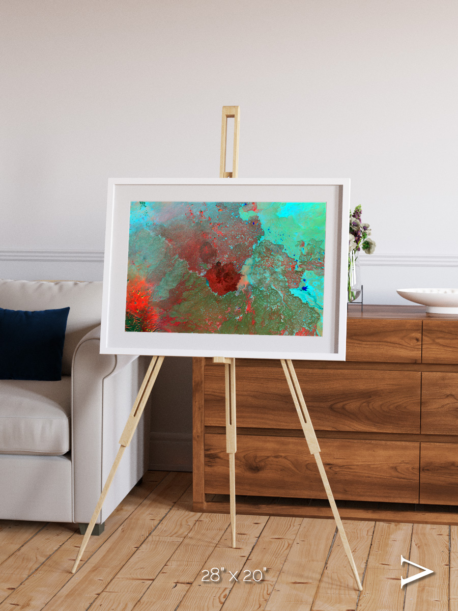 Shifting Dunes, The Syrian Desert Framed & Mounted Print