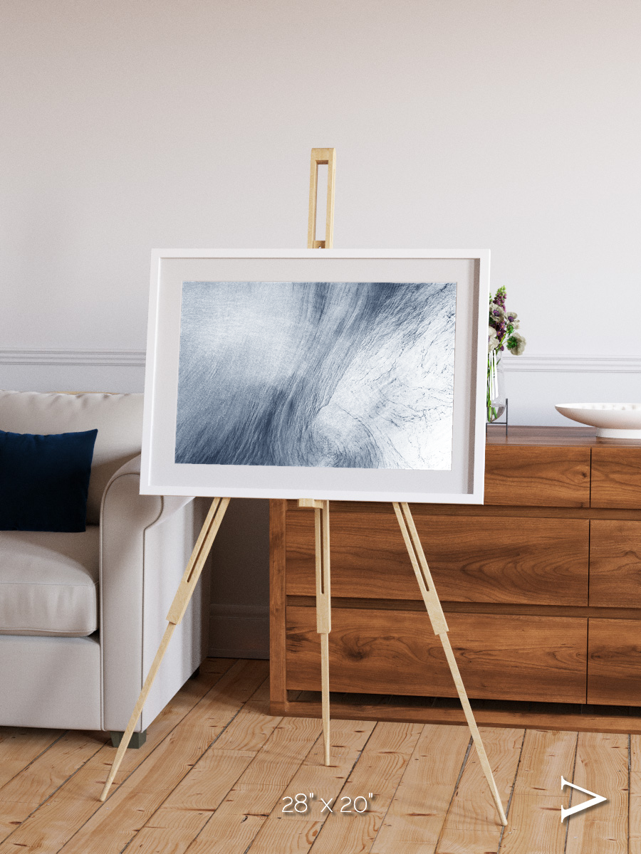 Wind Signatures, Whirlpool Cloud Framed & Mounted Print