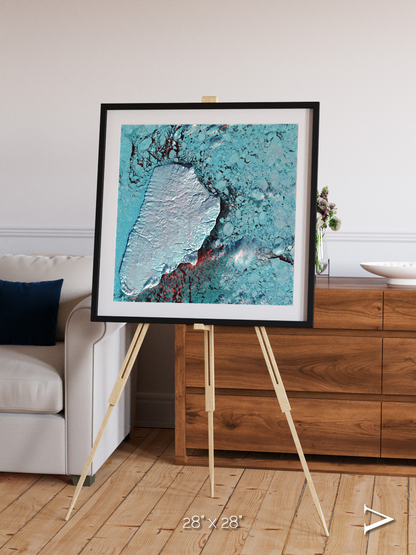 Island Sanctuary, Akpatok Island Framed & Mounted Print