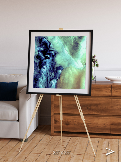 Shifting Skies, Aleutian Islands Framed & Mounted Print