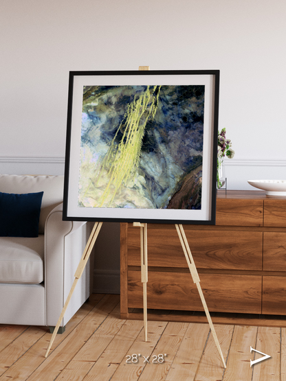 Shifting Sands, Algerian Abstract Framed & Mounted Print