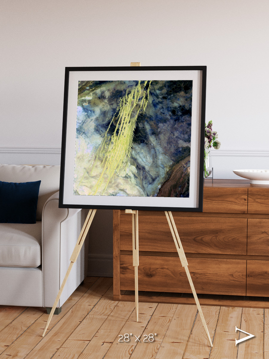 Shifting Sands, Algerian Abstract Framed & Mounted Print