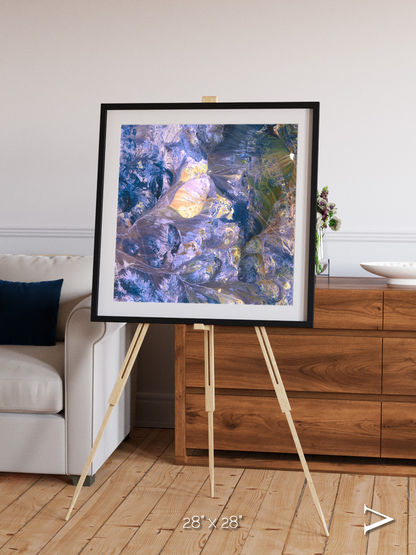 Heat Scars, Andes Framed & Mounted Print