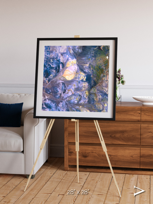 Heat Scars, Andes Framed & Mounted Print