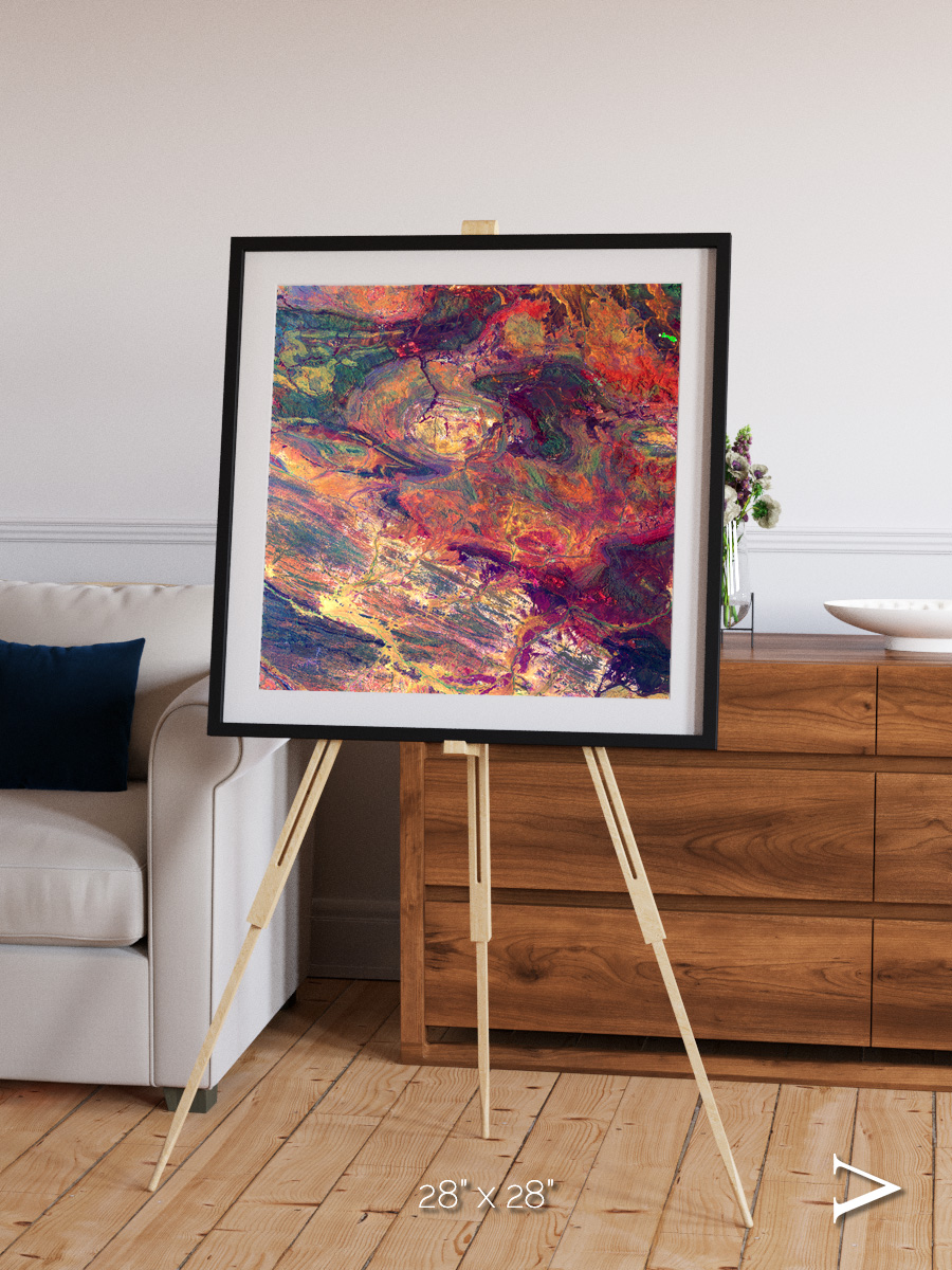 Rock and Ore, Hamersley Framed & Mounted Print