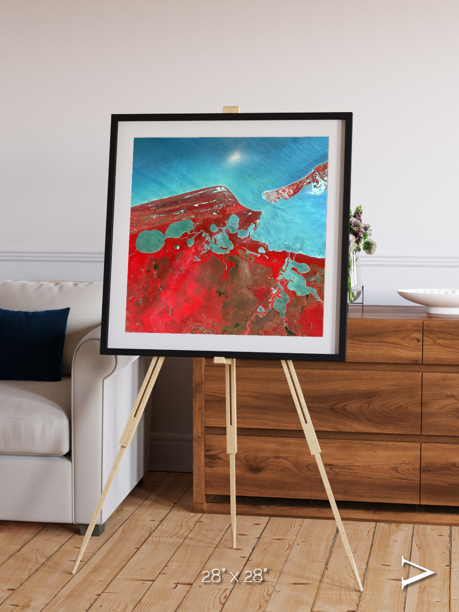 Remote Shores, Campeche Framed & Mounted Print