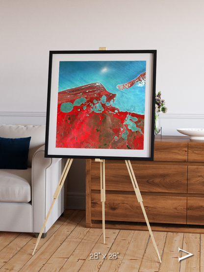 Remote Shores, Campeche Framed & Mounted Print