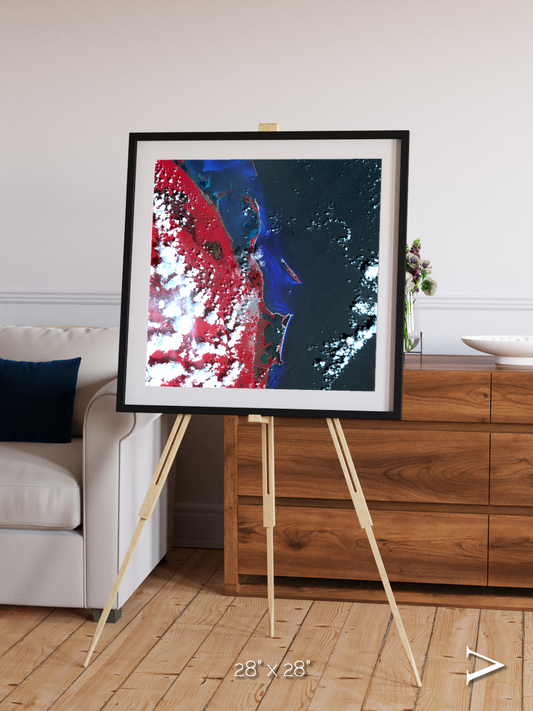 Living Edge, Cancun Framed & Mounted Print