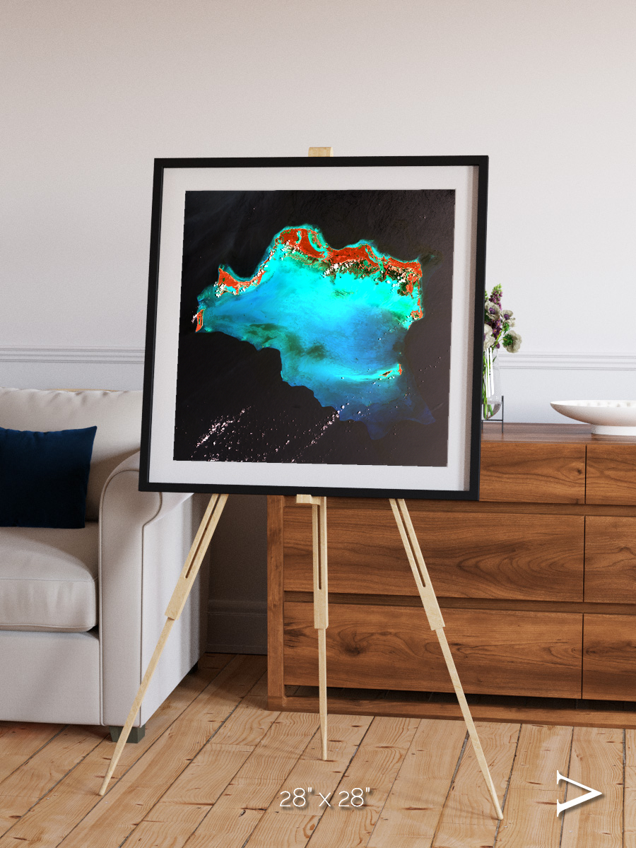 Arctic Outpost, Caribbean Luxury Framed & Mounted Print