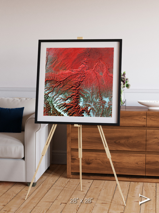 Ice River, Desolation Canyon Framed & Mounted Print