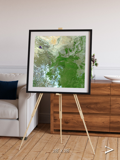 Sea Inlet, Eastern Asia Framed & Mounted Print