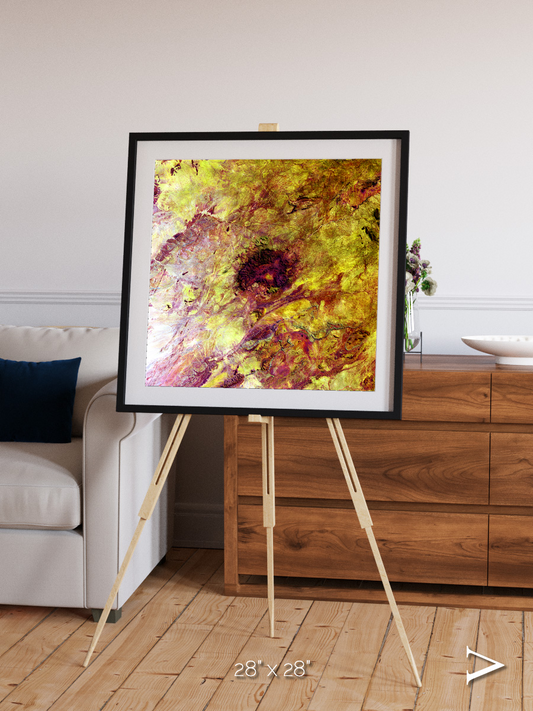 Magma Plains, Erongo Massif Framed & Mounted Print