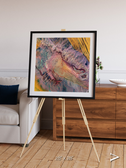 Echoes of Water, Western Desert Framed & Mounted Print