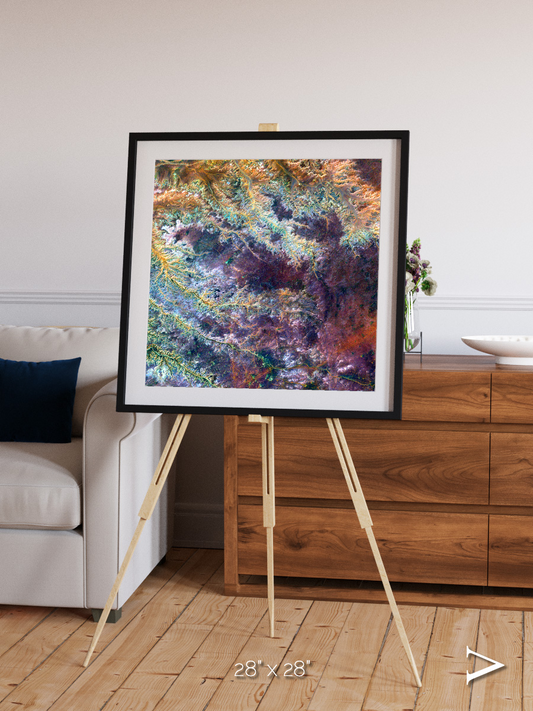 River and Plain, Ghadamis River Framed & Mounted Print