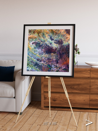 River and Plain, Ghadamis River Framed & Mounted Print