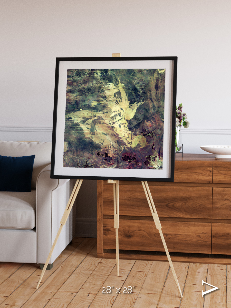 Windwritten Dunes, Great Sandy Scars Framed & Mounted Print