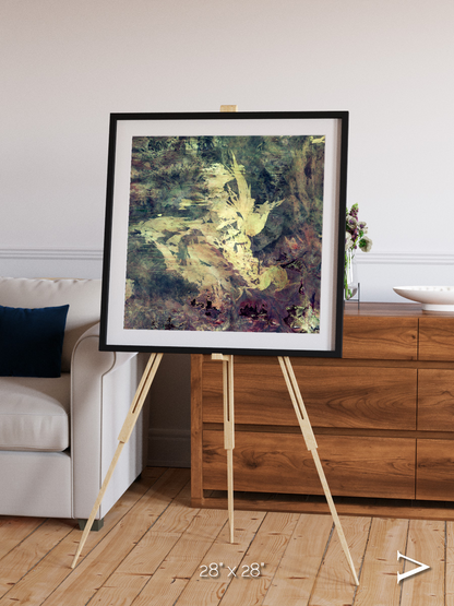 Windwritten Dunes, Great Sandy Scars Framed & Mounted Print