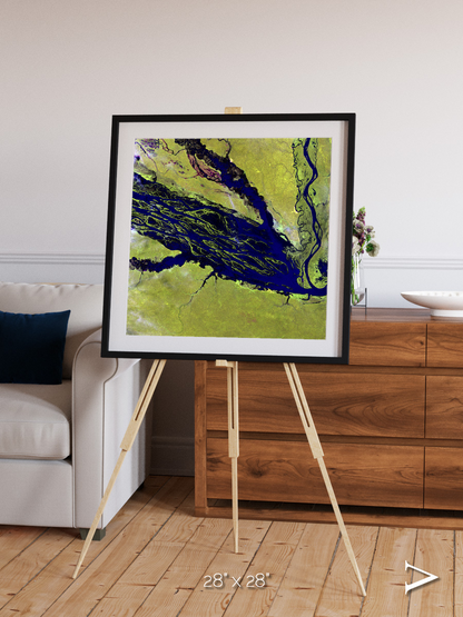 Painted Archipelago, Jau Park Framed & Mounted Print