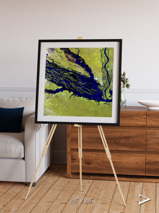 Painted Archipelago, Jau Park Framed & Mounted Print