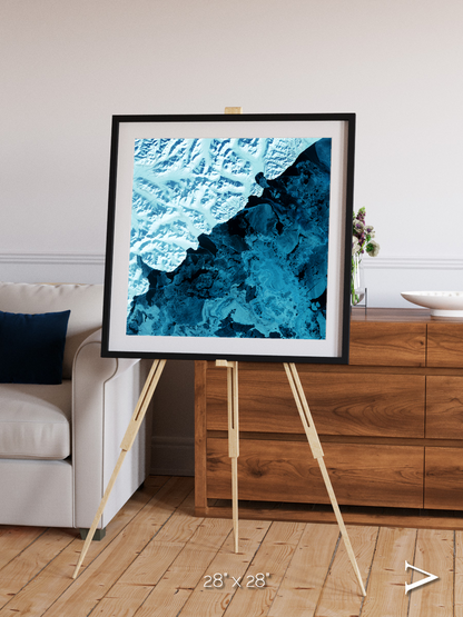Glacial Passage, Kamchatka Peninsula Framed & Mounted Print