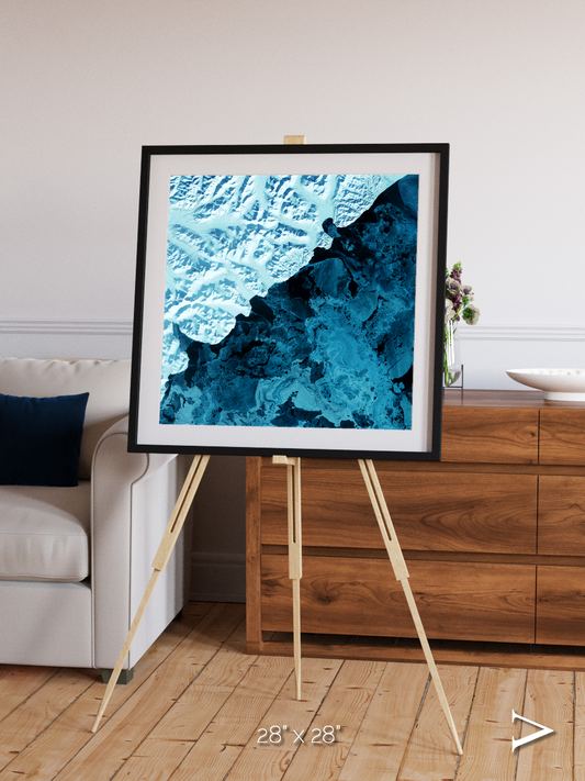 Glacial Passage, Kamchatka Peninsula Framed & Mounted Print