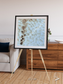 Wind Signatures, Karman Vortices Framed & Mounted Print