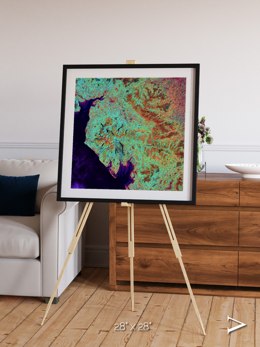 Polar Flow, Lake District Framed & Mounted Print
