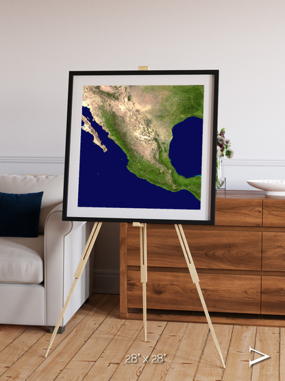Windwritten Sands, Mexico and Central America Framed & Mounted Print