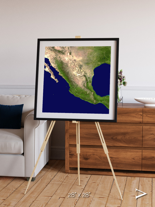 Windwritten Sands, Mexico and Central America Framed & Mounted Print