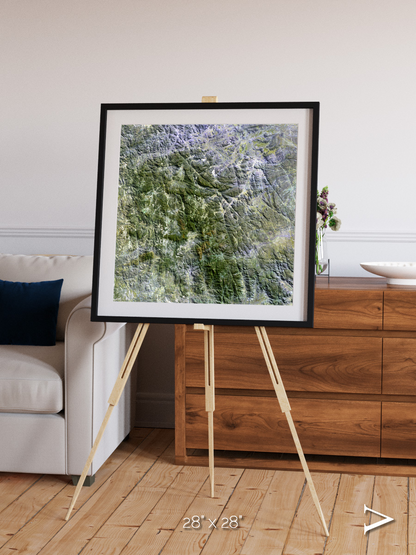 Earth in Colour, Namaqualand Framed & Mounted Print