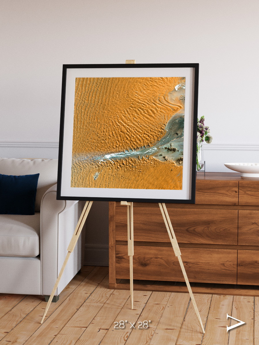 Sands in Motion, Namib Desert Framed & Mounted Print