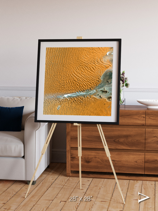 Sands in Motion, Namib Desert Framed & Mounted Print