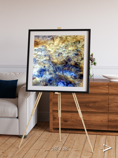 Heat Scars, No Mans Land Framed & Mounted Print