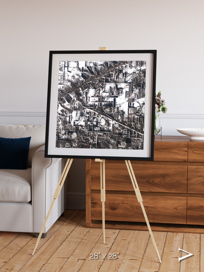 Fertile Threads, Northern Kazakhstan Framed & Mounted Print