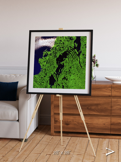 Tundra Reach, Liverpool Bay Framed & Mounted Print