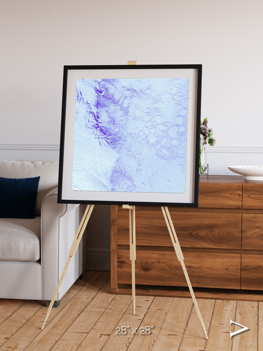 Ice River, Robinson Glacier Framed & Mounted Print